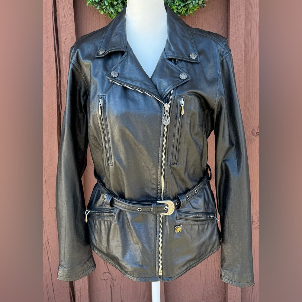 Women’s Vintage Harley-Davidson Leather Jacket - Picture 1 of 11